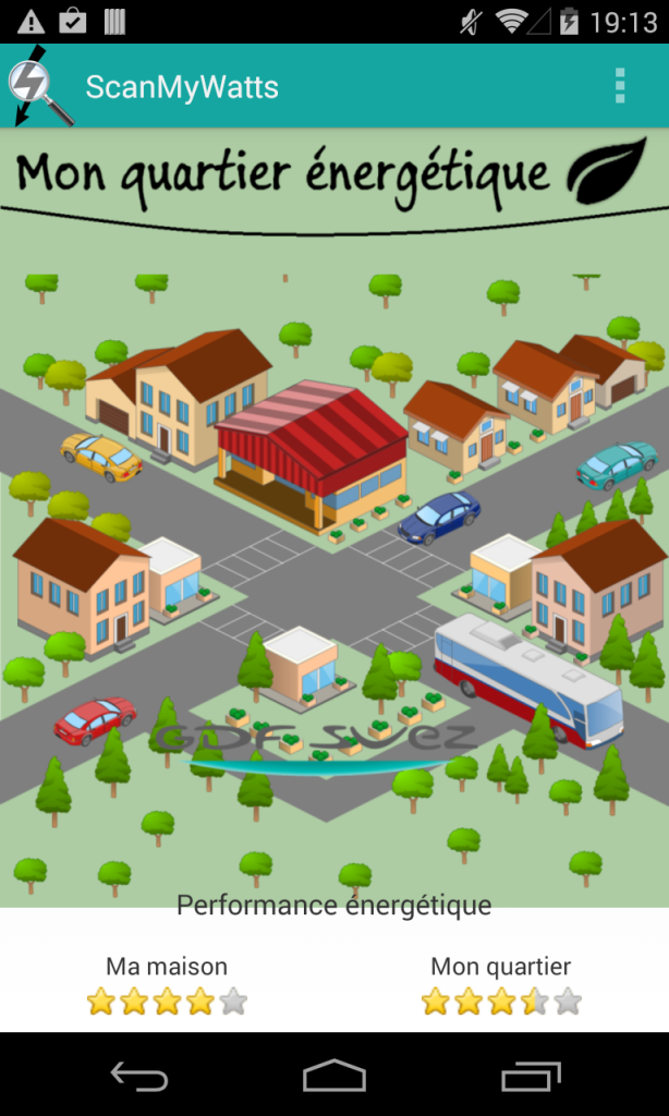 Screenshot ScanMyWatts 6 : Mon Village Energétique