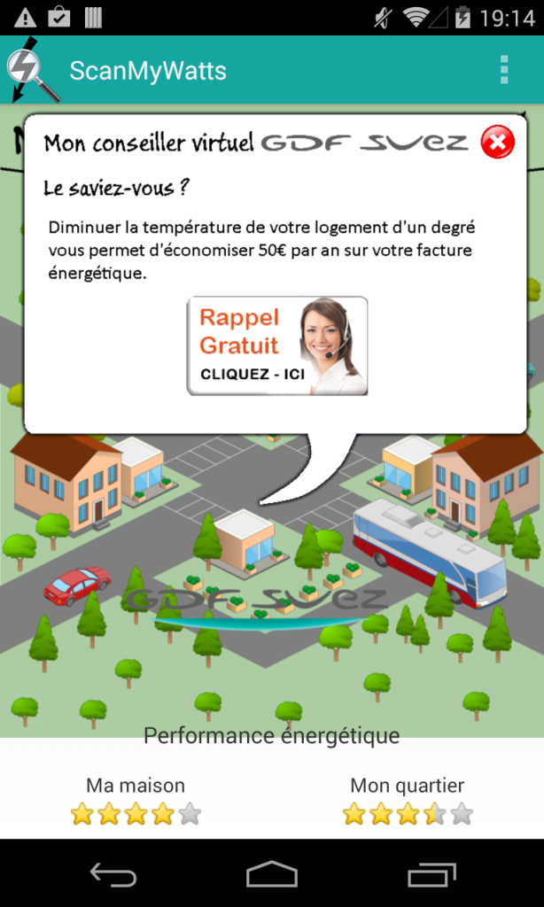 Screenshot ScanMyWatts 7 : Mon Village Energétique (rappel)